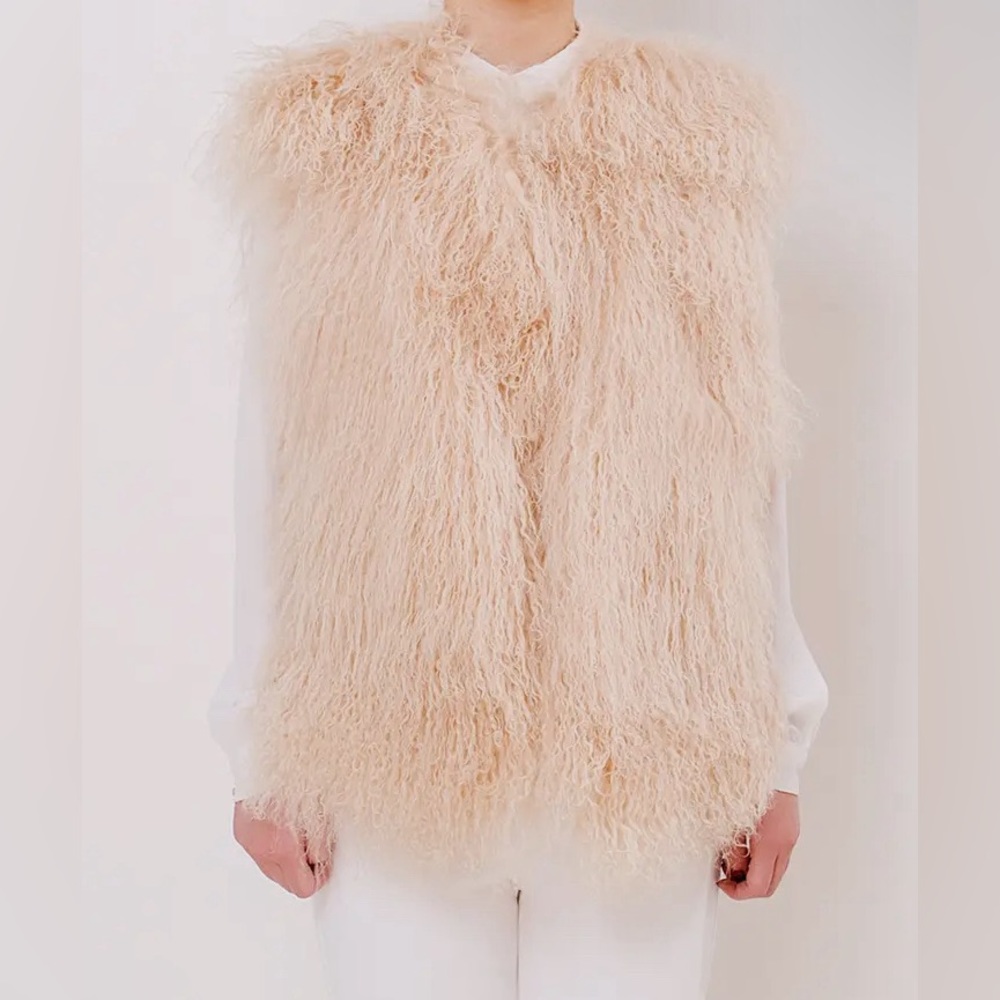 Shearling Mongolian fur - Picture 4 of 7